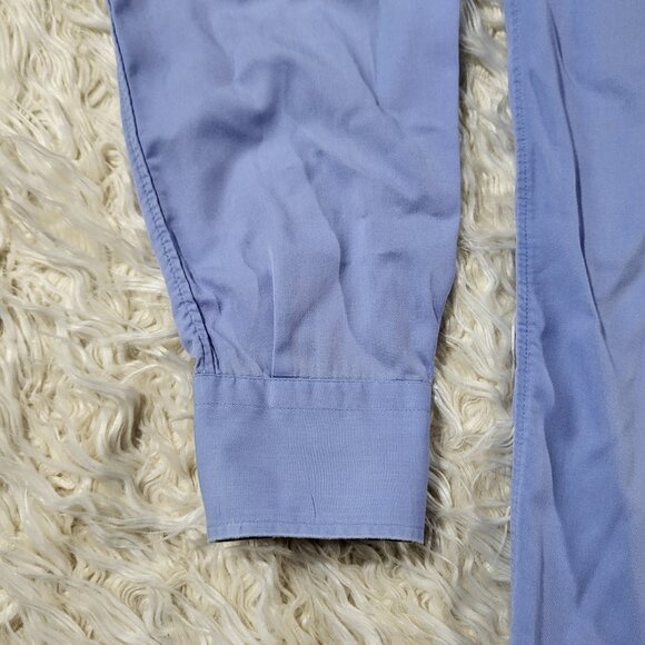 Burberry London Button Down Long Sleeve Blue Shirt - Size M - Picture 15 of 16